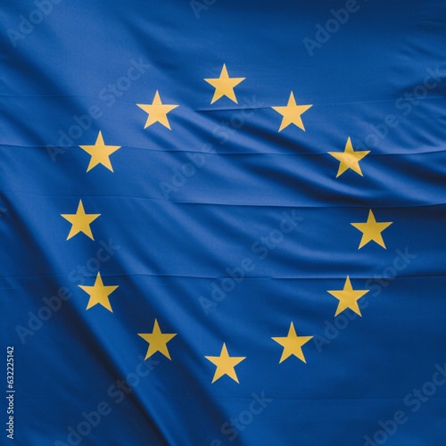 european union, flag, blue background, stars, unity, solidarity, generative ai, europe, union, eu, symbol, euro, blue, banner, country, european union flag, waving, nation, sign, illustration, nationa