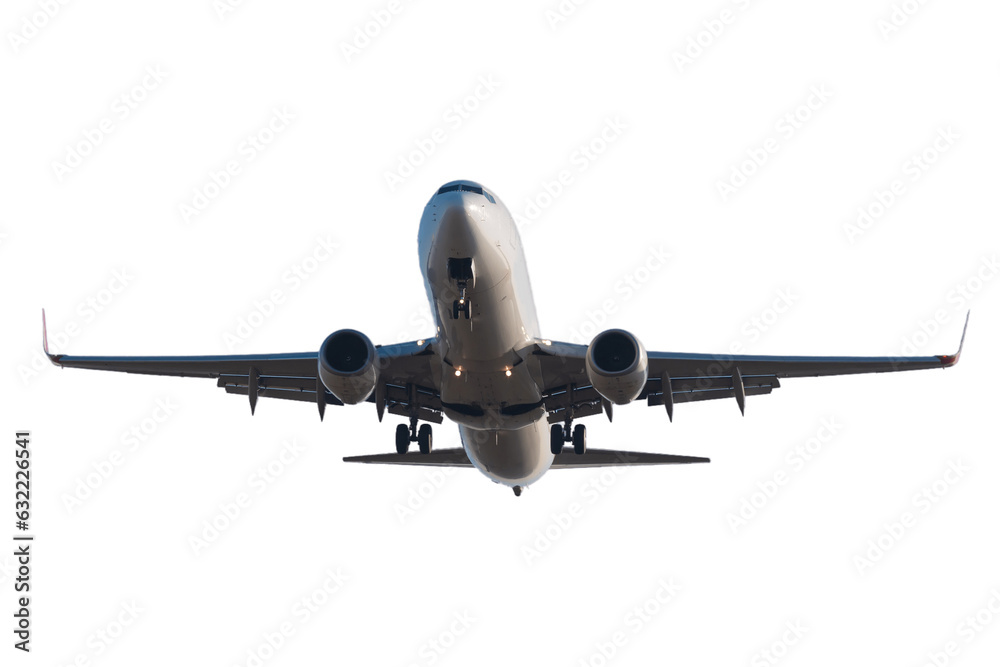 Obraz premium airplane in the sky isolated