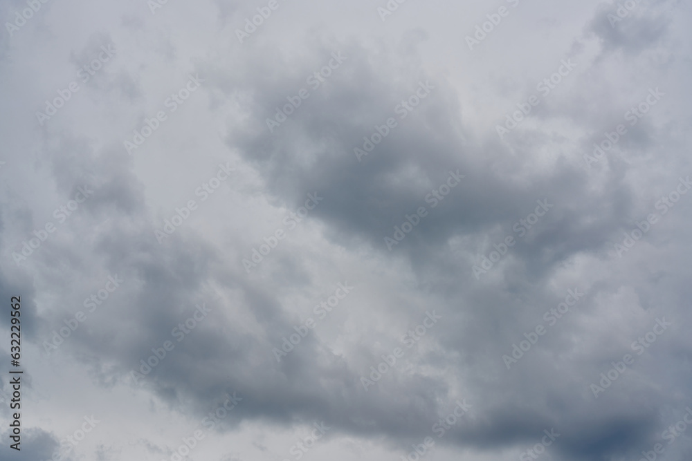 dark rain clouds