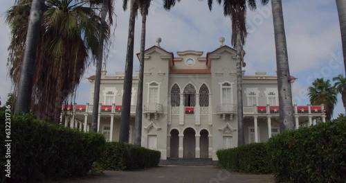 The palacio das bolas is the provincial headquarters of MPLABenguela Angola photo