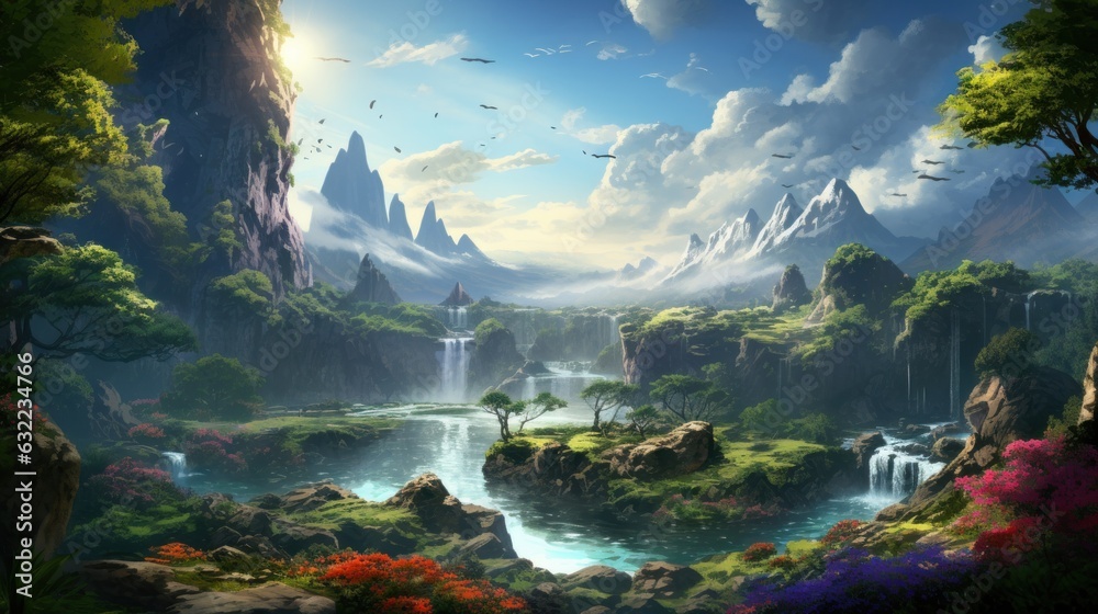 Amazing Fantasy Landscape Game Art Amazing Fantasy Landscape Game Art