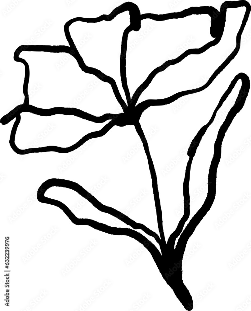 Fototapeta premium Doodle flower 