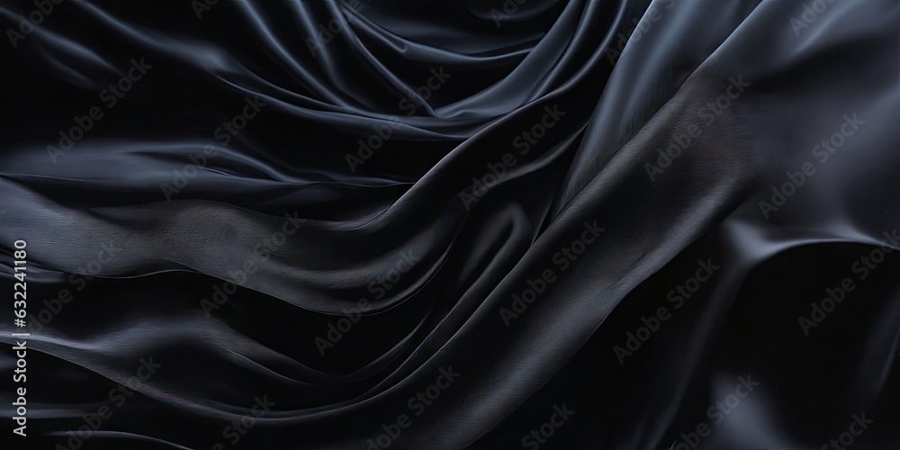 Obraz premium black silk background