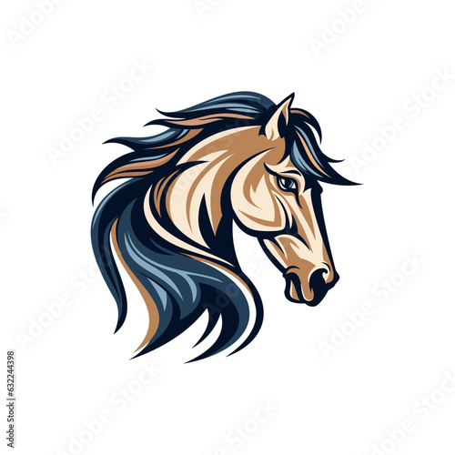 horse logo vector