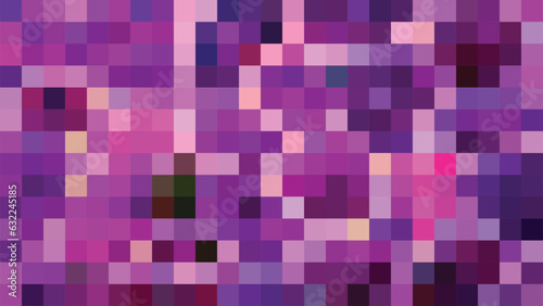 Colorful Pixelated Orange Geometric grid modern abstract pixel Noise Vector texture, Tile seamless pattern background