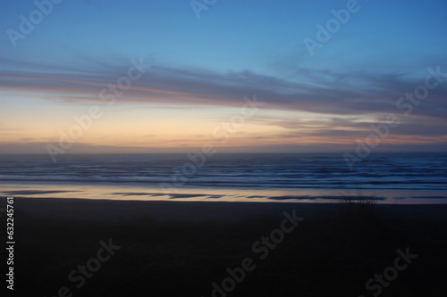 sunset on the beach