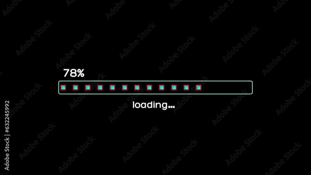 Loading bar animated, Progress Bar 4k