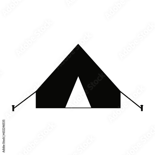 Tent Icon Silhouette