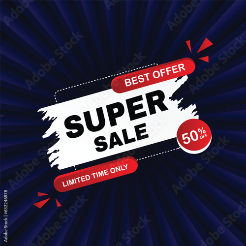Vector Sale promotion ad
