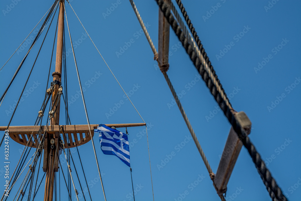 Fishing boat on a mediterranean island Fishing boat on a mediterranean island