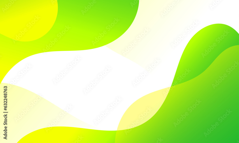 Green banner, abstract green background