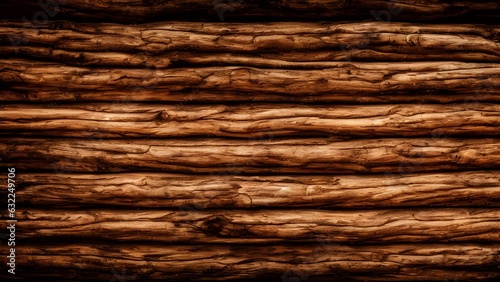 Wallpaper Mural Wooden log wall. Brown wood log wall texture, natural background, AI generation	
 Torontodigital.ca