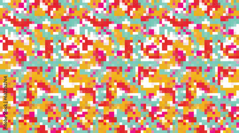 Pixelated Colorful Vibrant Geometric grid modern abstract pixel Noise Vector texture, Tile seamless pattern background Pixelated Colorful Vibrant Geometric grid modern abstract pixel Noise Vector texture, Tile seamless pattern background