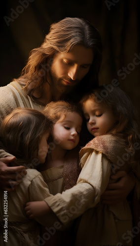 Jesus with kids