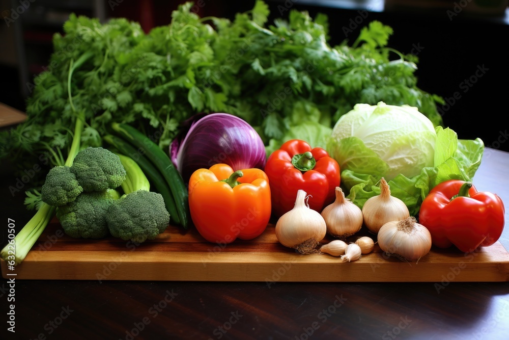 garden-fresh vegetables ready for pico de gallo prep garden-fresh vegetables ready for pico de gallo prep