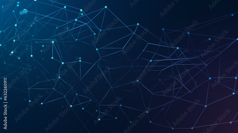 Technology connection digital data concept, Abstract lines and dots connect background Technology connection digital data concept, Abstract lines and dots connect background