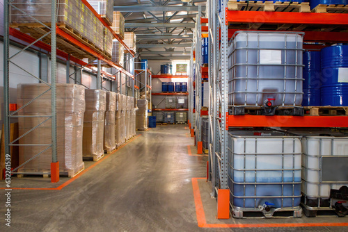 Warehouse hangar from insid...