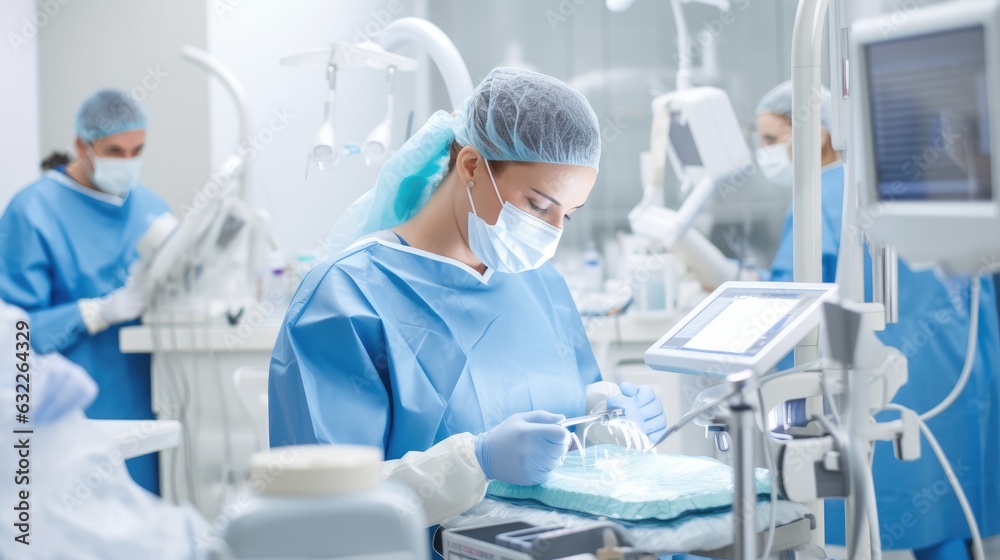 Dentist who specializes in dental implants. Generative AI Dentist who specializes in dental implants. Generative AI