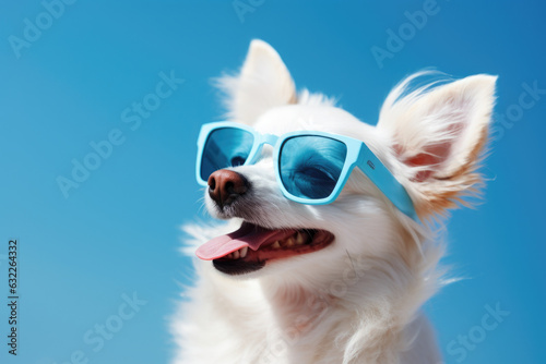 Smiling Pooch in Sunglasses © mimagephotos