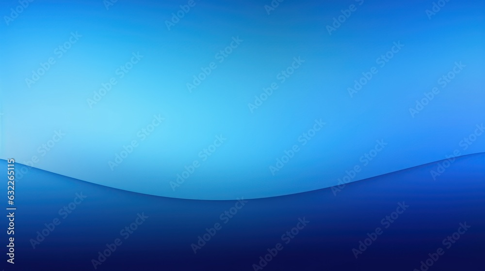 Abstract Blue Color Gradient Vignette AI Generated