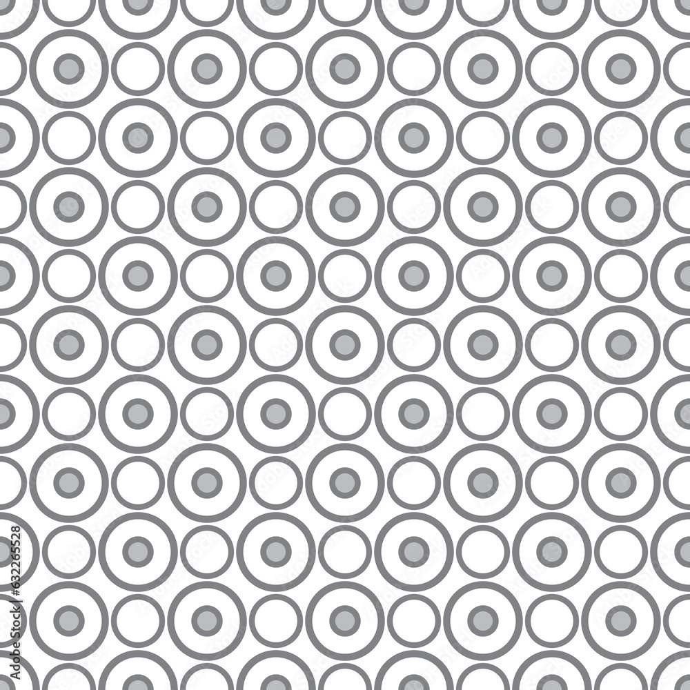 Seamless vector dark pattern with grey polka dots on white background. For desktop wallpaper, website design, cards, invitations, wedding or baby shower albums, backgrounds, arts and scrapbooks.