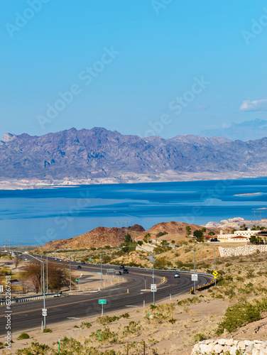 Canvas Print Road to Lake Mead