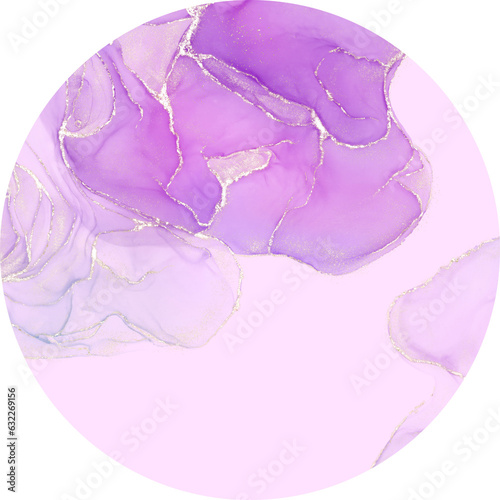 Pastel abstract alcohol ink circle cover background