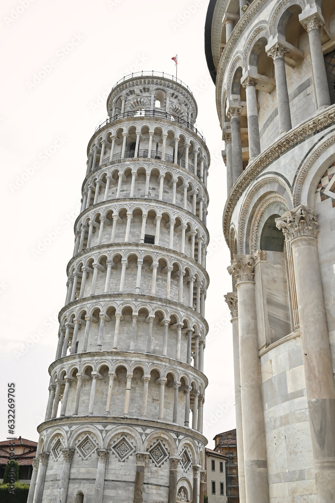 View of Leaning Tower of Pisa