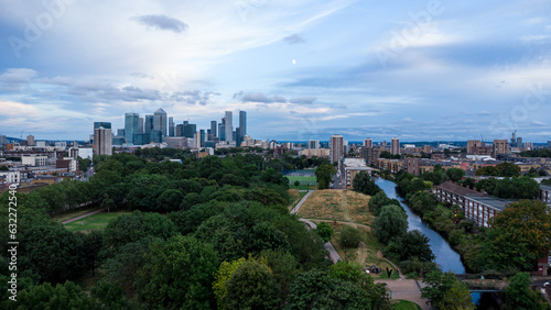 Canvas-taulu Skyline desde la ciudad de LONDRES