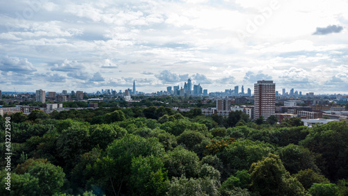 Canvas-taulu Skyline desde la ciudad de LONDRES