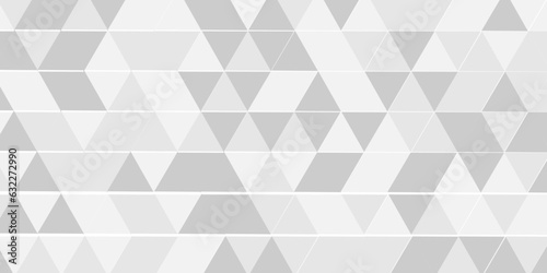 Abstract geometric pattern white and gray triangle background. Abstract white and gray background with triangle pattern, minimal background with creative.
