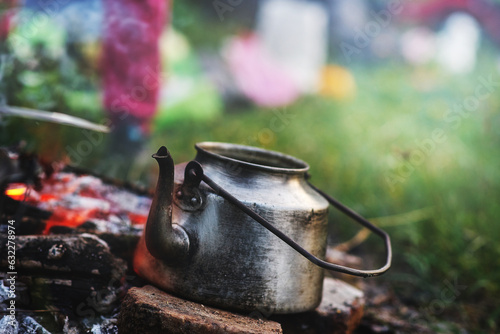 Kettle on the fire