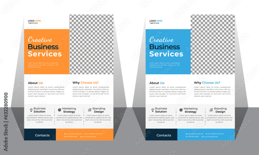 Obraz premium business Flyer template, Corporate Business Flyer, Business Template, Corporate Flyer, Business Flyer, Modern Flyer Design, Business Flyer, Flyer