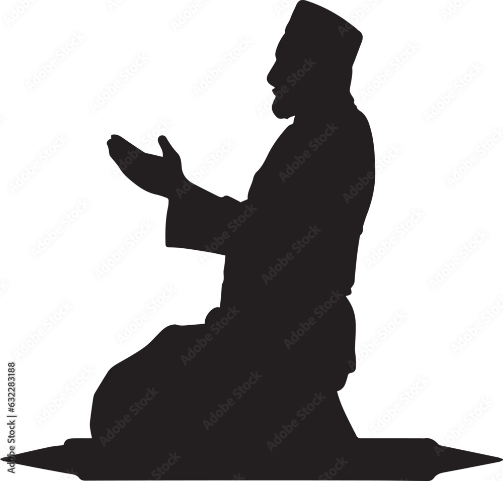 Islamic Player Silhouette illustration
