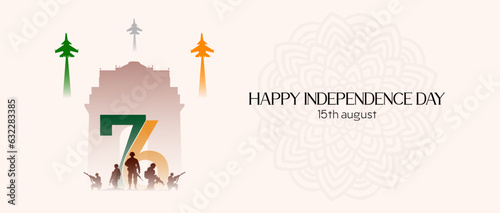 India independence day. banner, vector illustration of 15th August. banner design. poster. template. social media Posts. vector. 15th august. happy independence day. independence day India. 