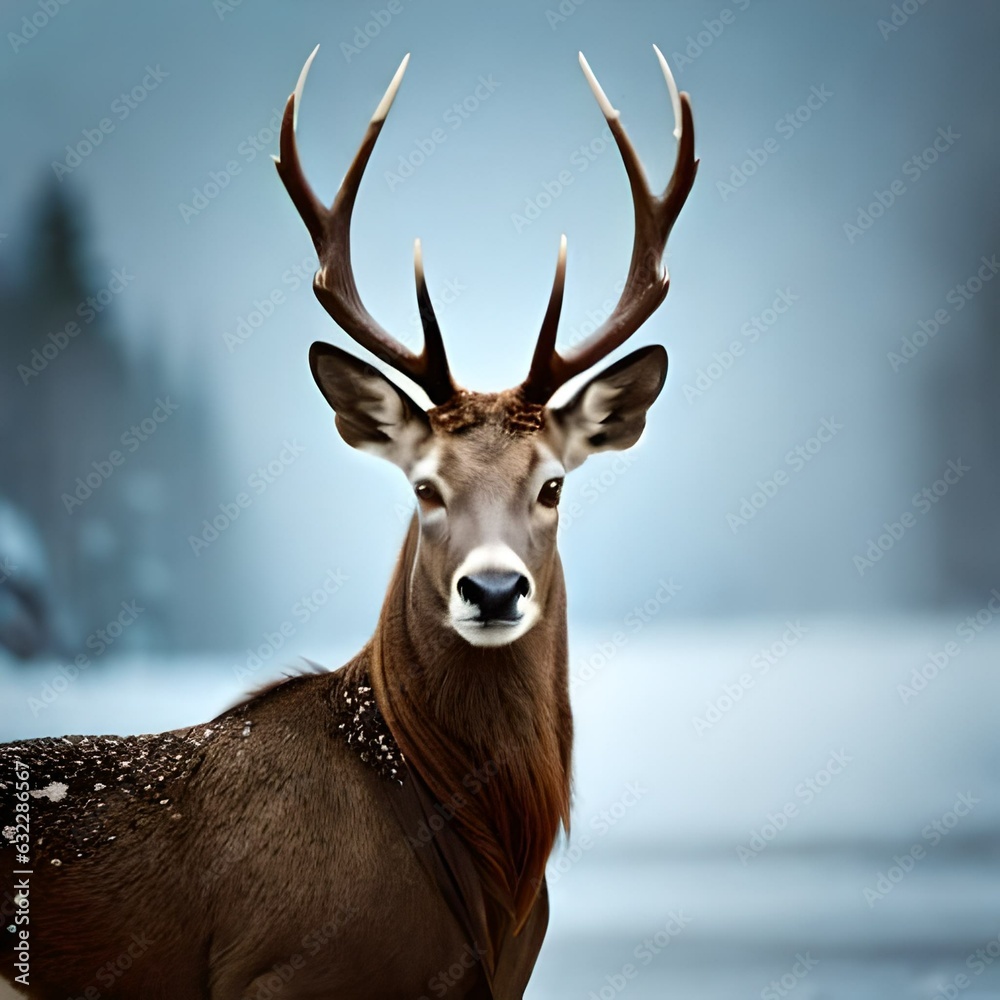 Fototapeta premium deer in the forest