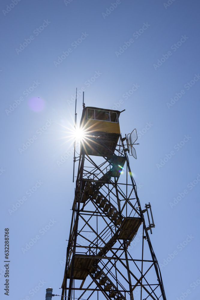 Bearwallow Fire Tower in the Mountains of Western North Carolina Bearwallow Fire Tower in the Mountains of Western North Carolina