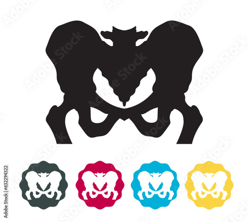 Osteoarthritis - Hip Bone - Stock Icon