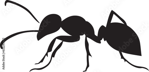 ant vector silhouette illustration