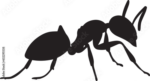 ant vector silhouette illustration