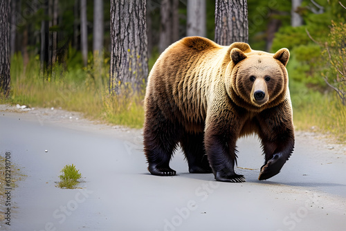 brown bear in the forest © 기민 안