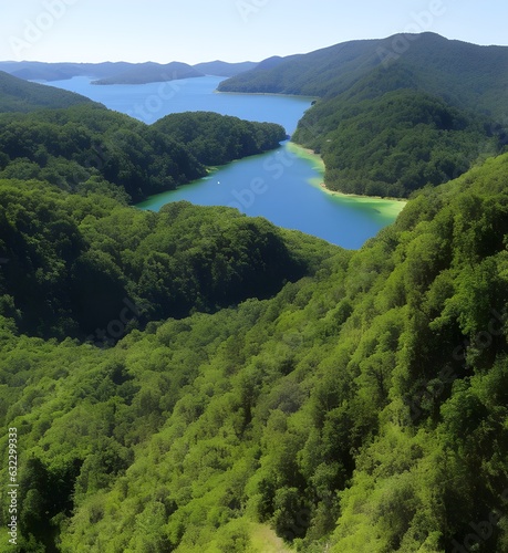 lake in the mountains