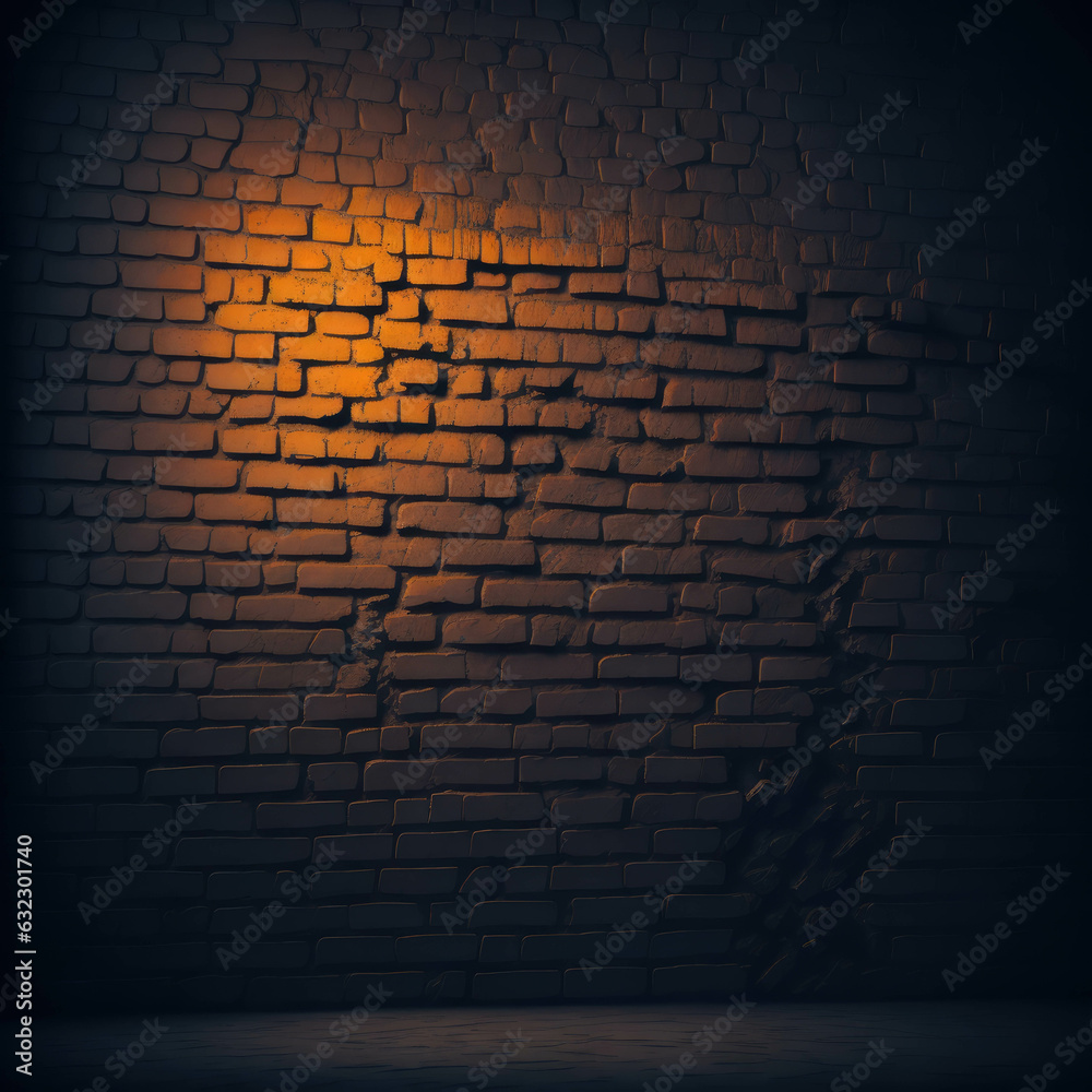 Fashion Empty Brick Stone Wall Background With Futuristic Neon Lights, Bright Vivid Colors, Modern Design For Product Display Generative Ai Fashion Empty Brick Stone Wall Background With Futuristic Neon Lights, Bright Vivid Colors, Modern Design For Product Display Generative Ai
