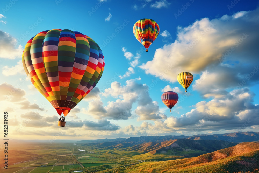 Fototapeta premium Heißluftballons