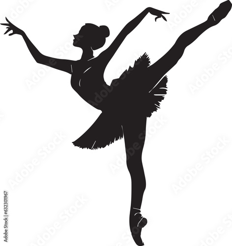 ballerina female flexible pose