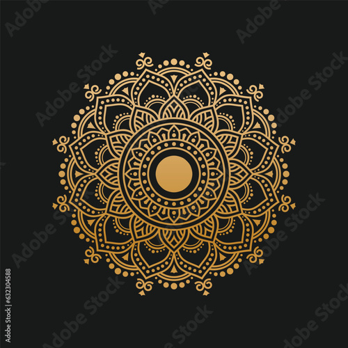 Ornamental Geometric luxury mandala pattern vector design	
