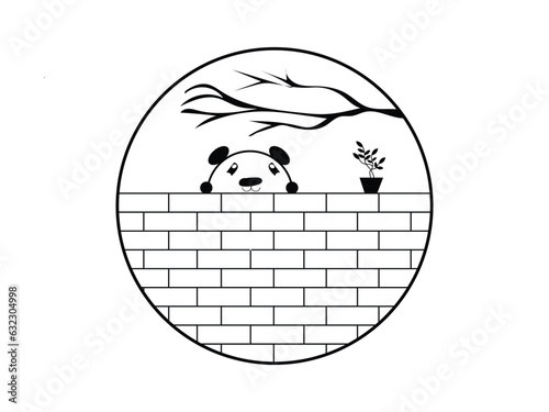 panda vector