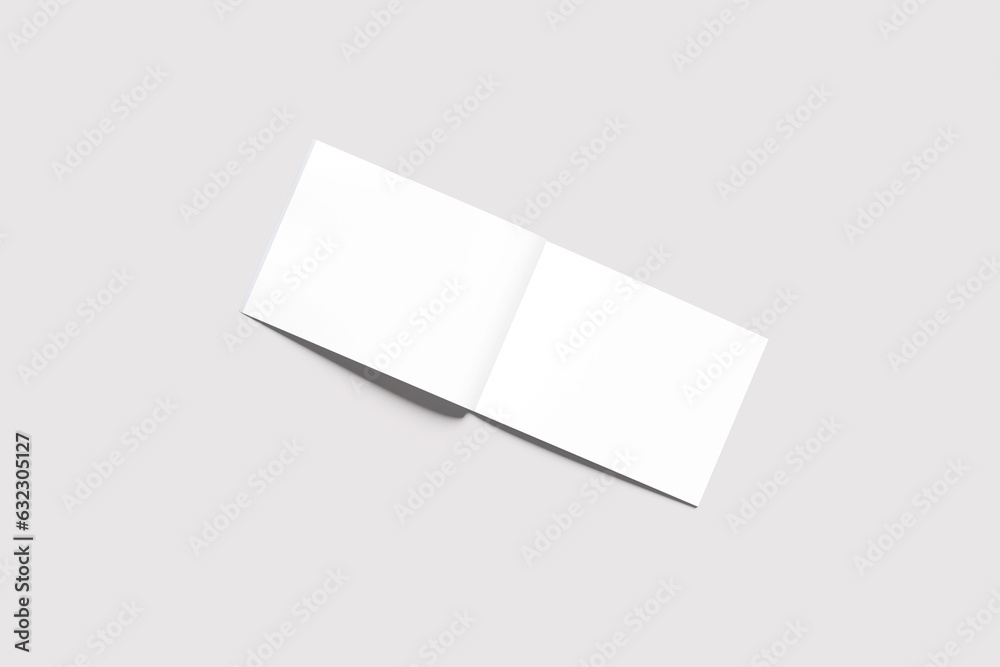 A4 Magazine Landscape Blank Mockup A4 Magazine Landscape Blank Mockup