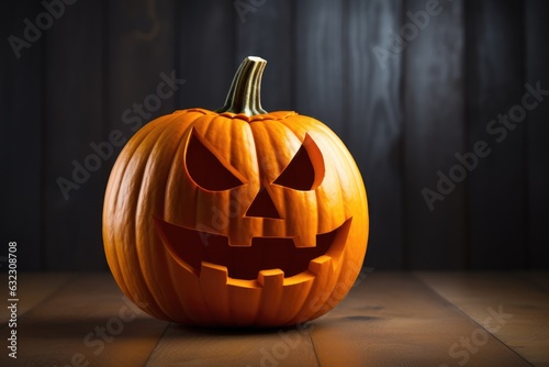 Halloween background with pumpkin isolated