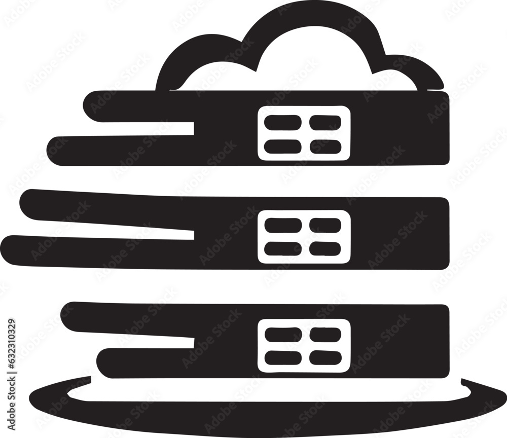 Hosting Logo Vector Illustration Hosting Logo Vector Illustration